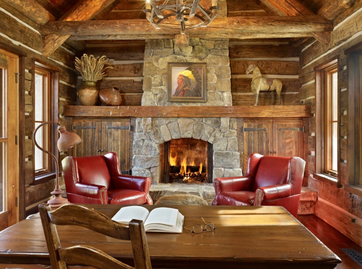 Petit chalet avec cheminée