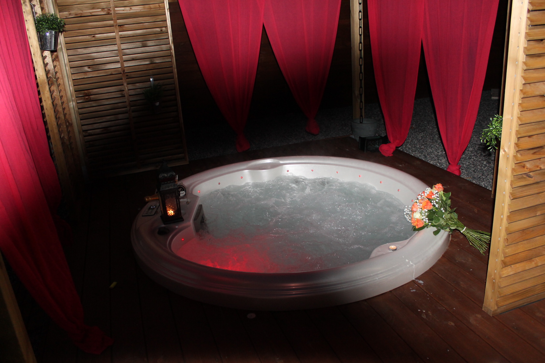 Chalet avec jacuzzi privatif aquitaine