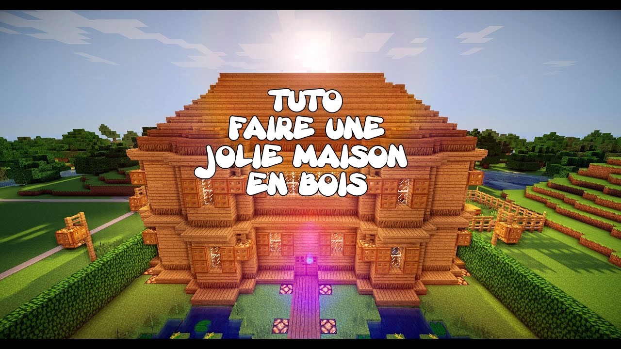 Chalet minecraft tuto