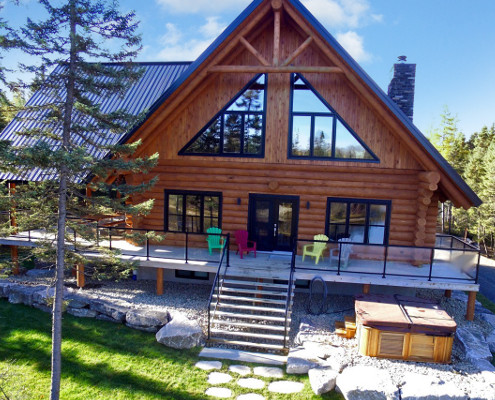 Chalet lac sept iles
