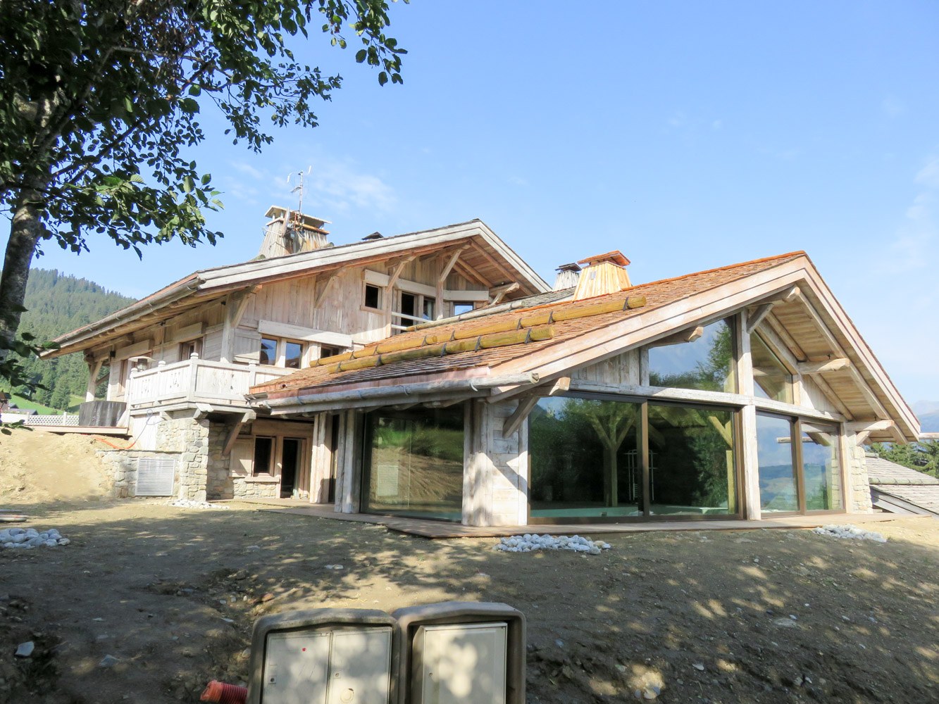 Agrandissement chalet bois