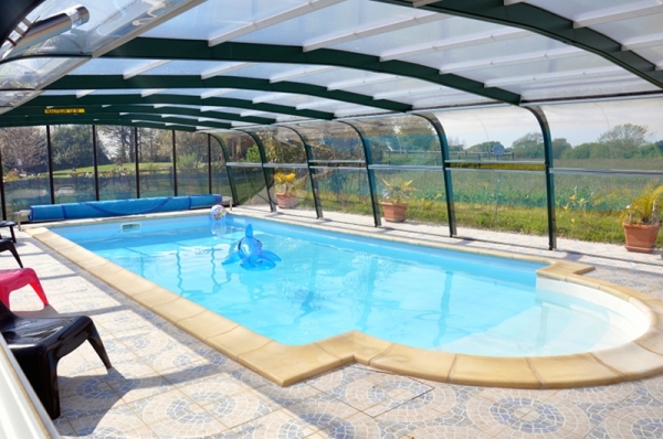 Chalet piscine privée location vacances