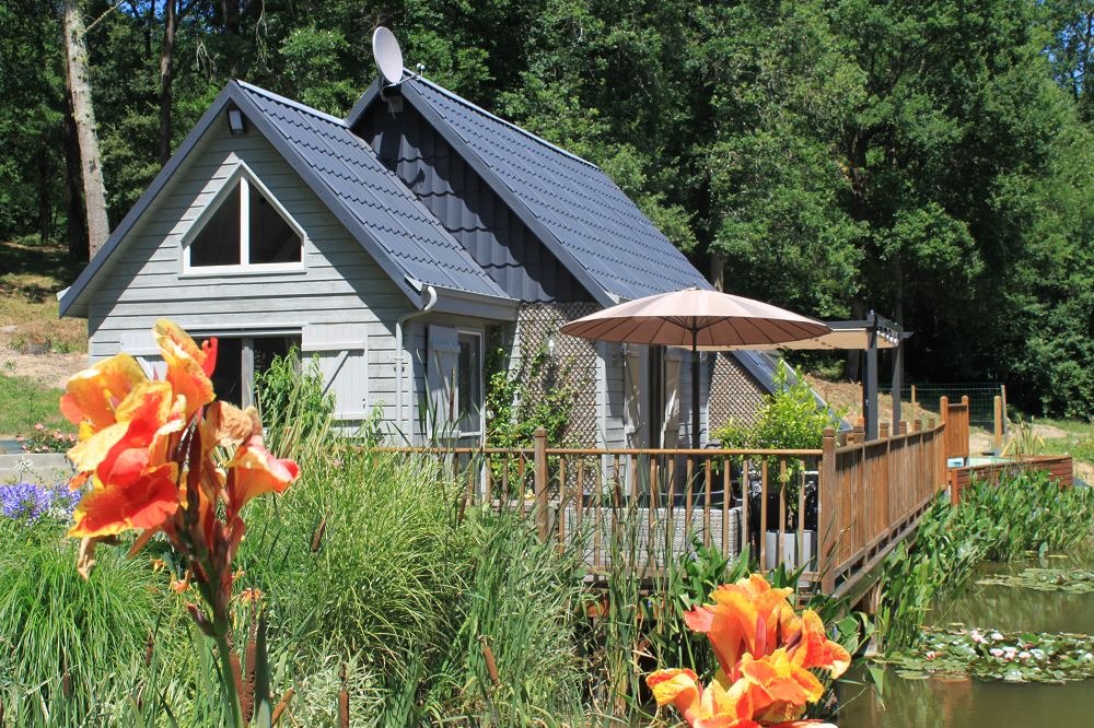 Location chalet avec etang prive alsace