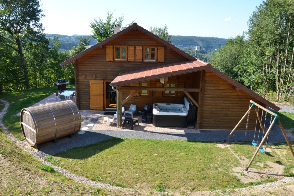 Chalet dans les vosges avec jacuzzi
