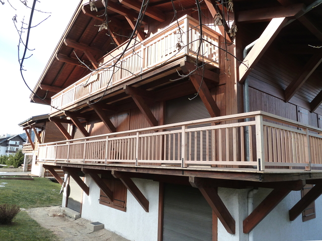 Garde corps chalet