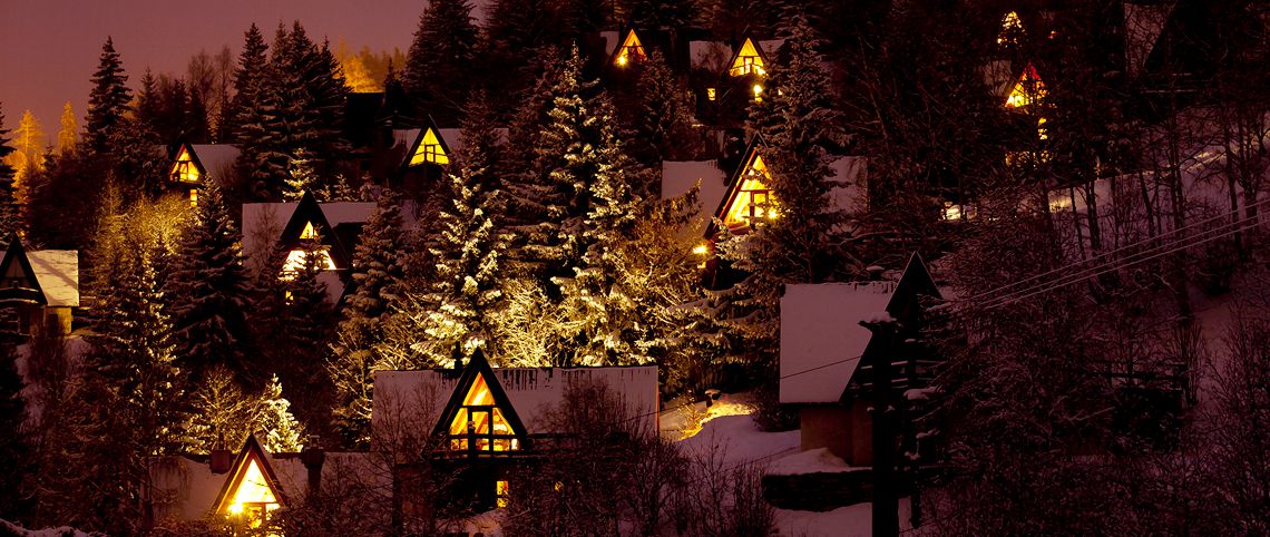 Reveillon noel chalet