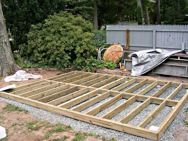 Fondation pour chalet bois