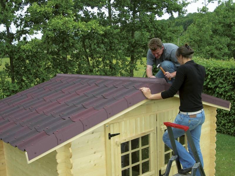 Couverture pour chalet de jardin