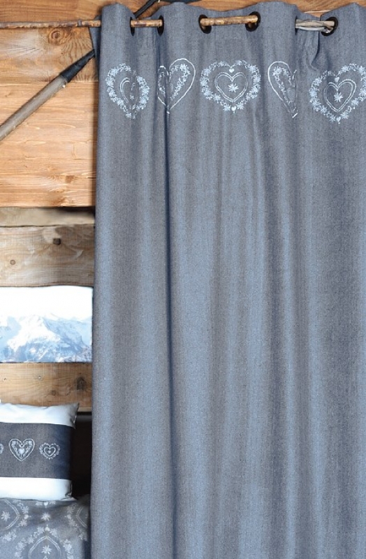 Rideaux style montagne chalet