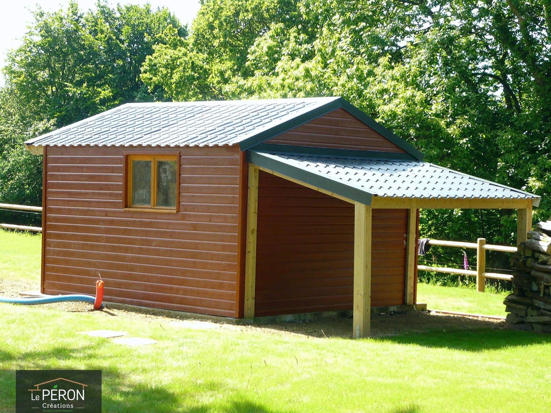 Chalet de jardin en bois carrefour