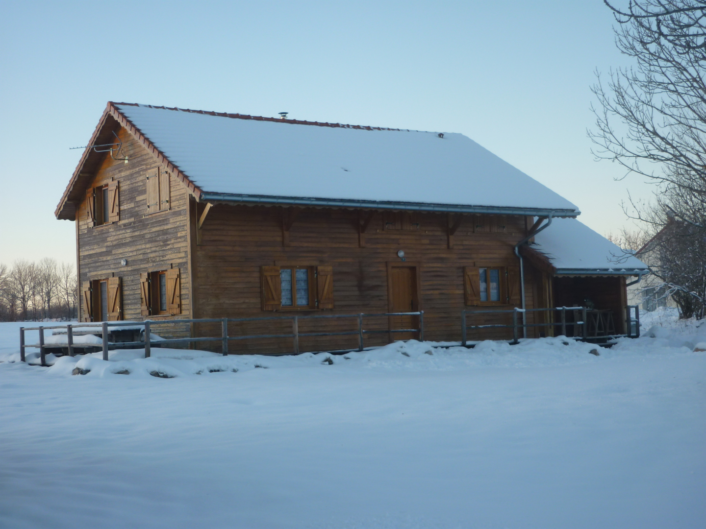 Chalet piste