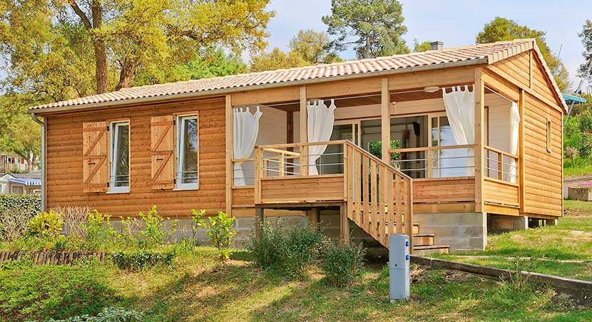 Location chalet landes avec piscine
