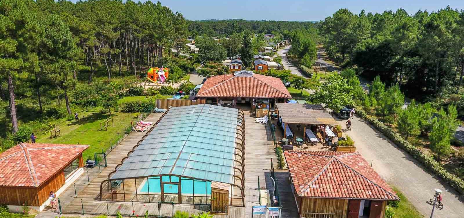Location chalet landes avec piscine