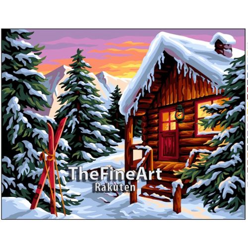Chalet enneigé