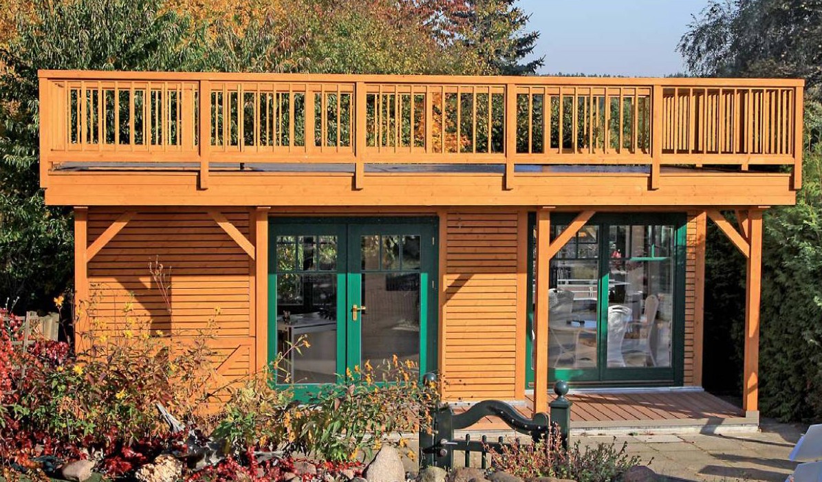 Chalet toit terrasse
