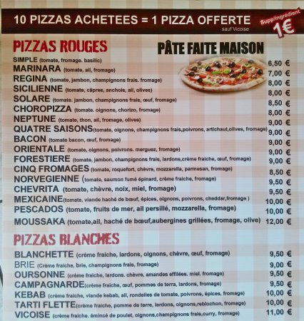 Le chalet à pizza fabrègues