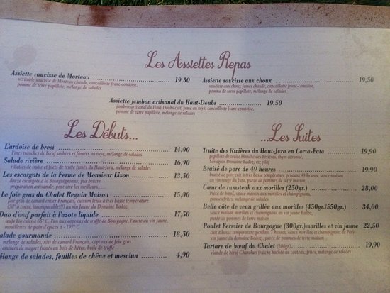 Chalet regain les rousses carte