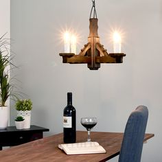 Luminaire style chalet