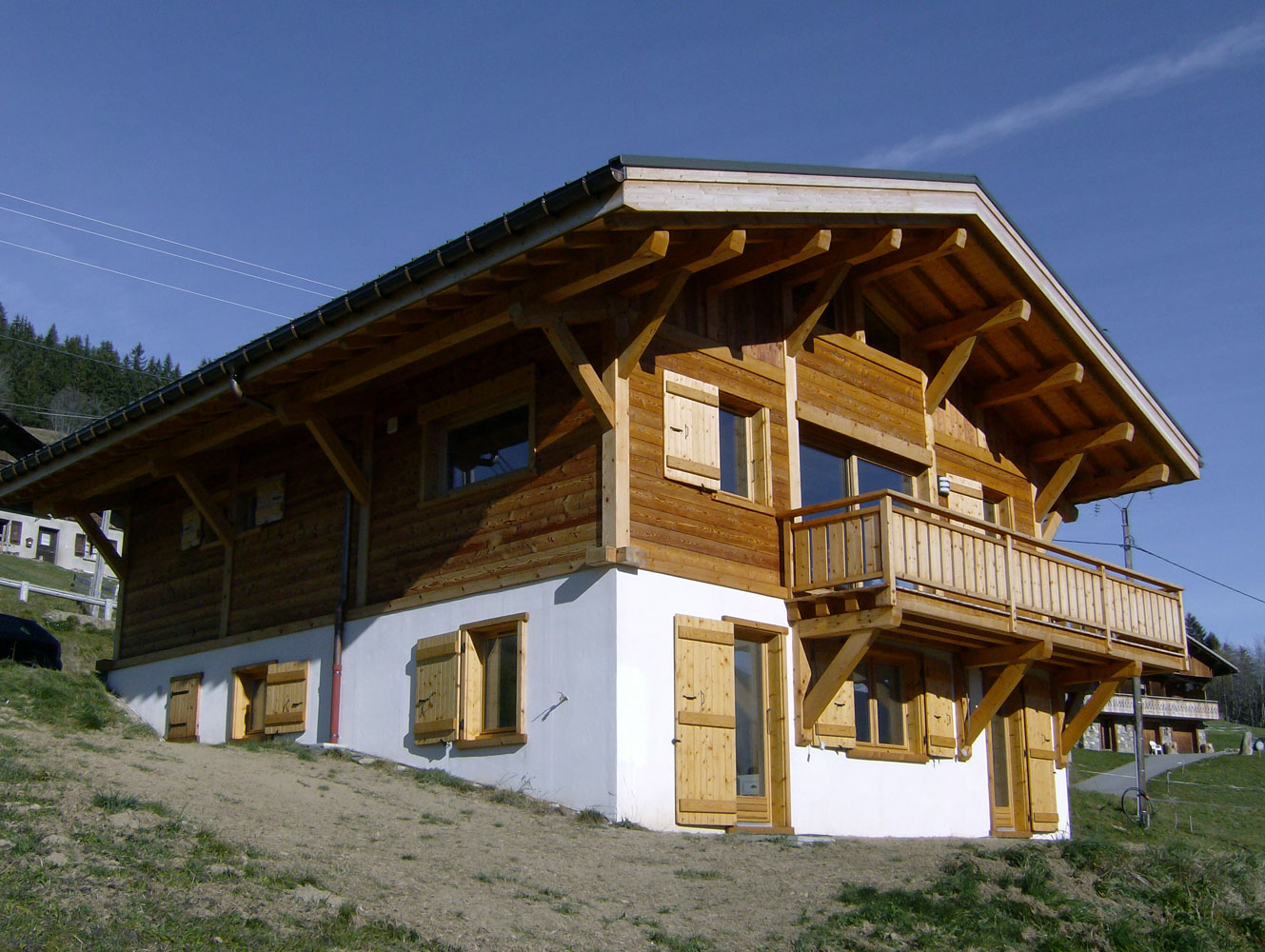 Chalet en bois haute savoie