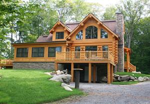 Chalet en bois rond à louer