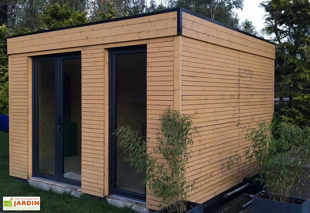 Chalet de jardin en bois habitable