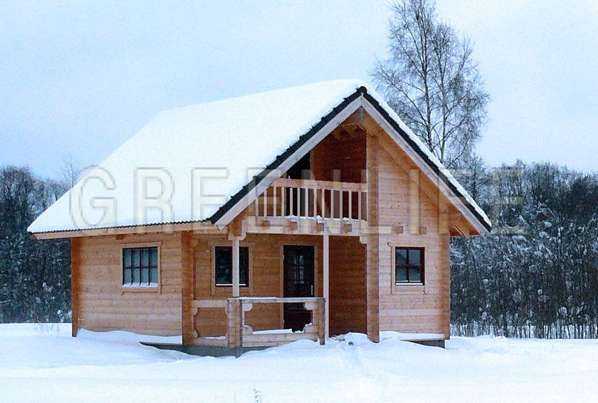 Photo de chalet en bois