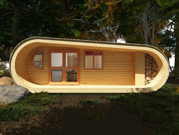 Chalet ecologique en bois