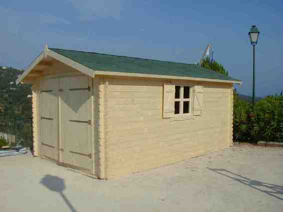 Chalet rondins bois