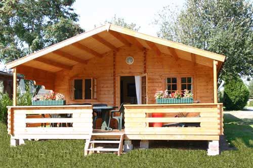 Chalet mobile en bois