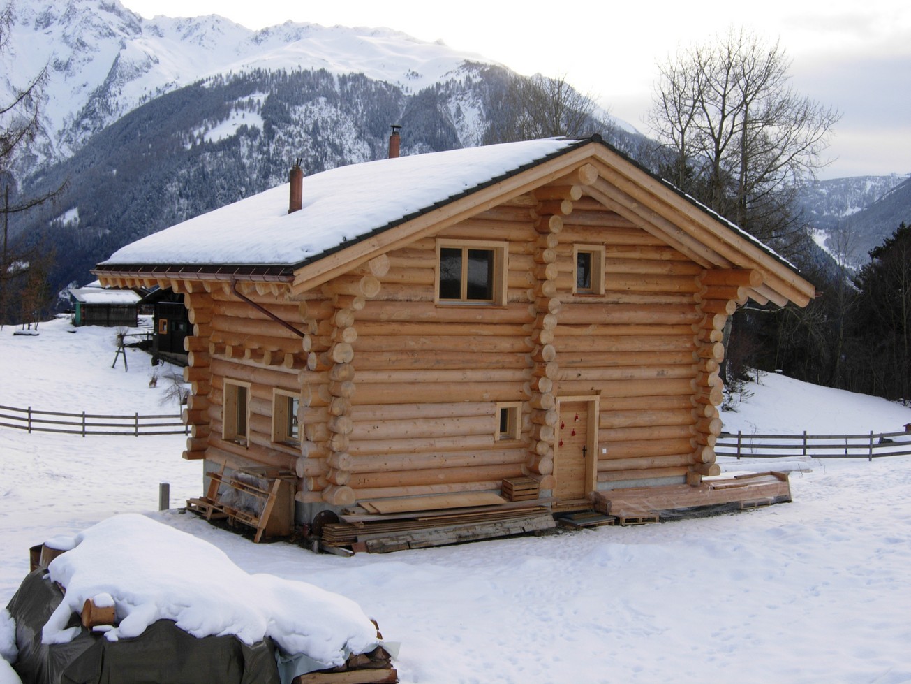 Chalet studio bois