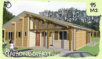 Prix d'un chalet en bois de 100m2