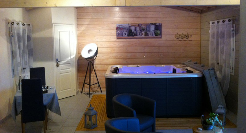 Location de chalet avec jacuzzi