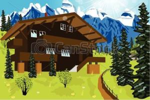 Chalet clipart