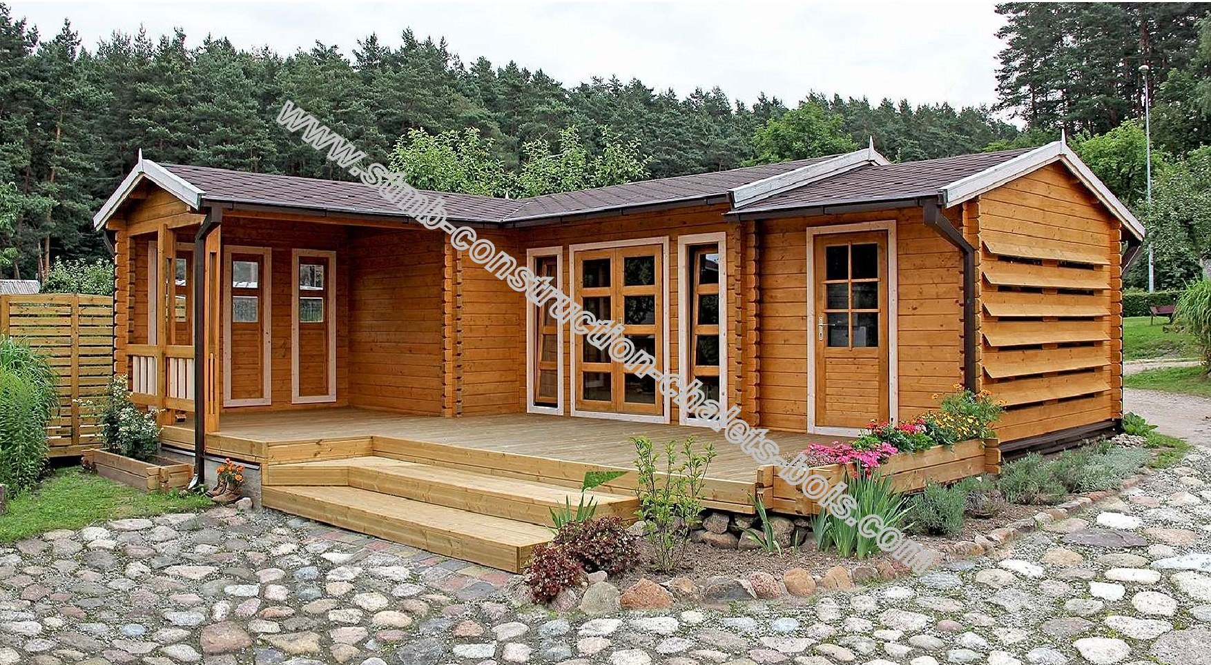 Cabane chalet bois
