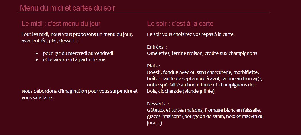 Chalet de la bourre, mignovillard