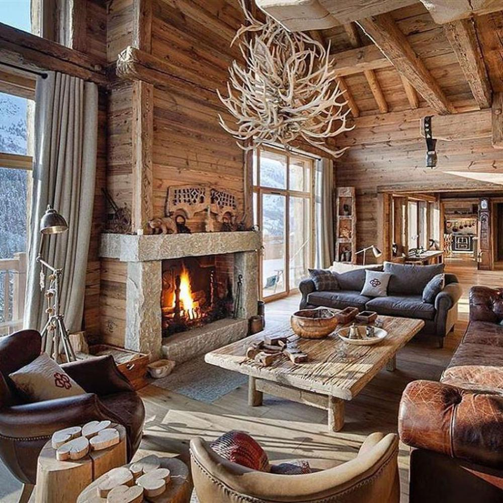 Decoration de chalet en bois