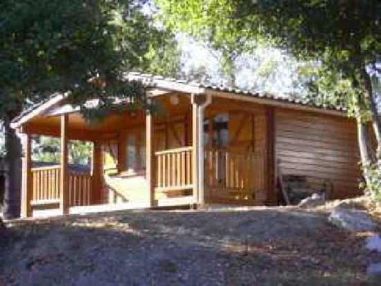 Chalet en bois camping