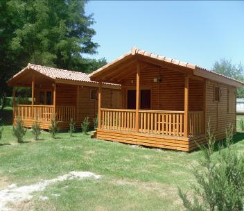 Achat chalet bois camping