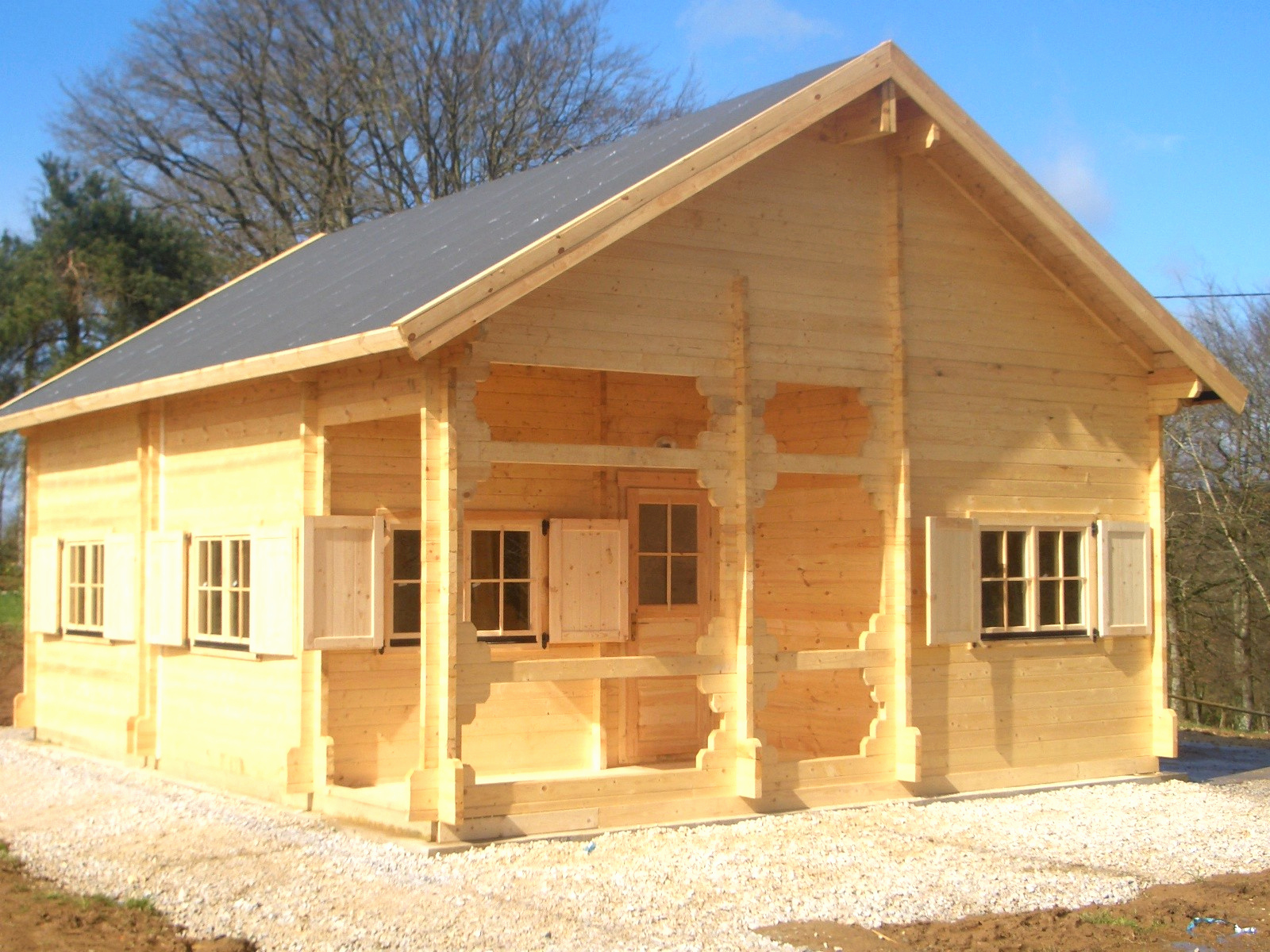 Chalet construction prix