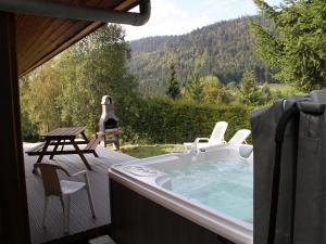 Chalet gerardmer jacuzzi