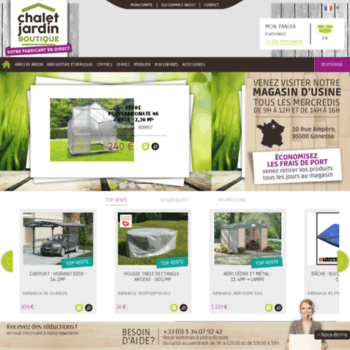 Chalet-jardin boutique