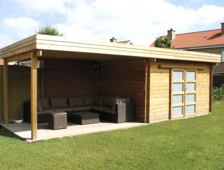 Chalet et jardin gonesse