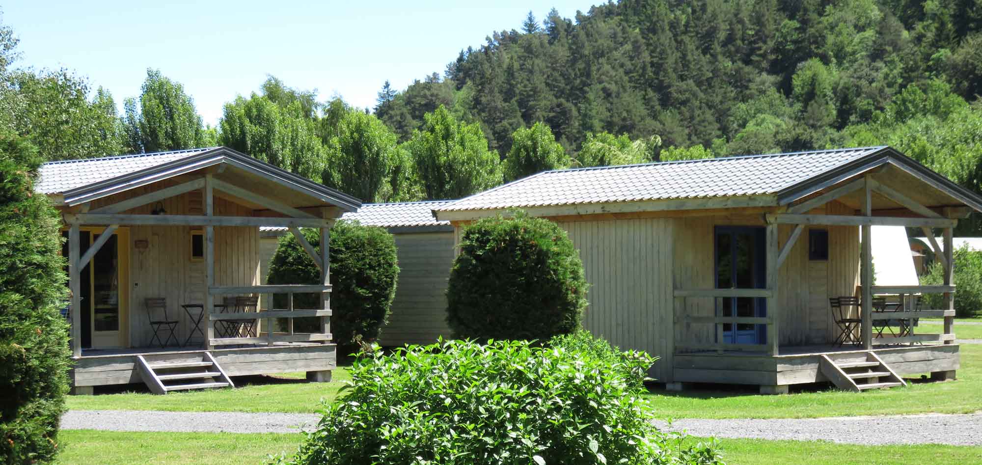 Camping location chalet