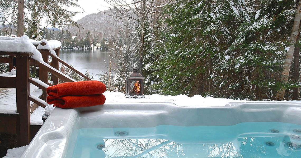 Location chalet avec spa privé