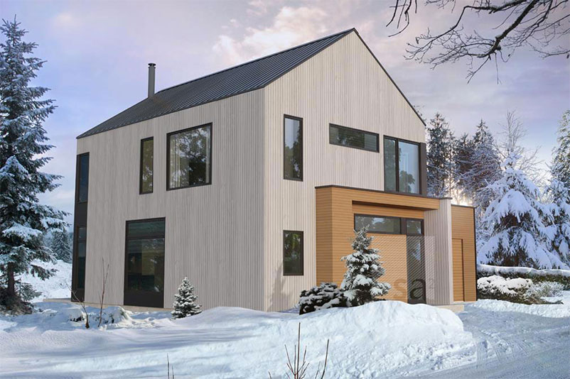 Chalet norvegien en kit