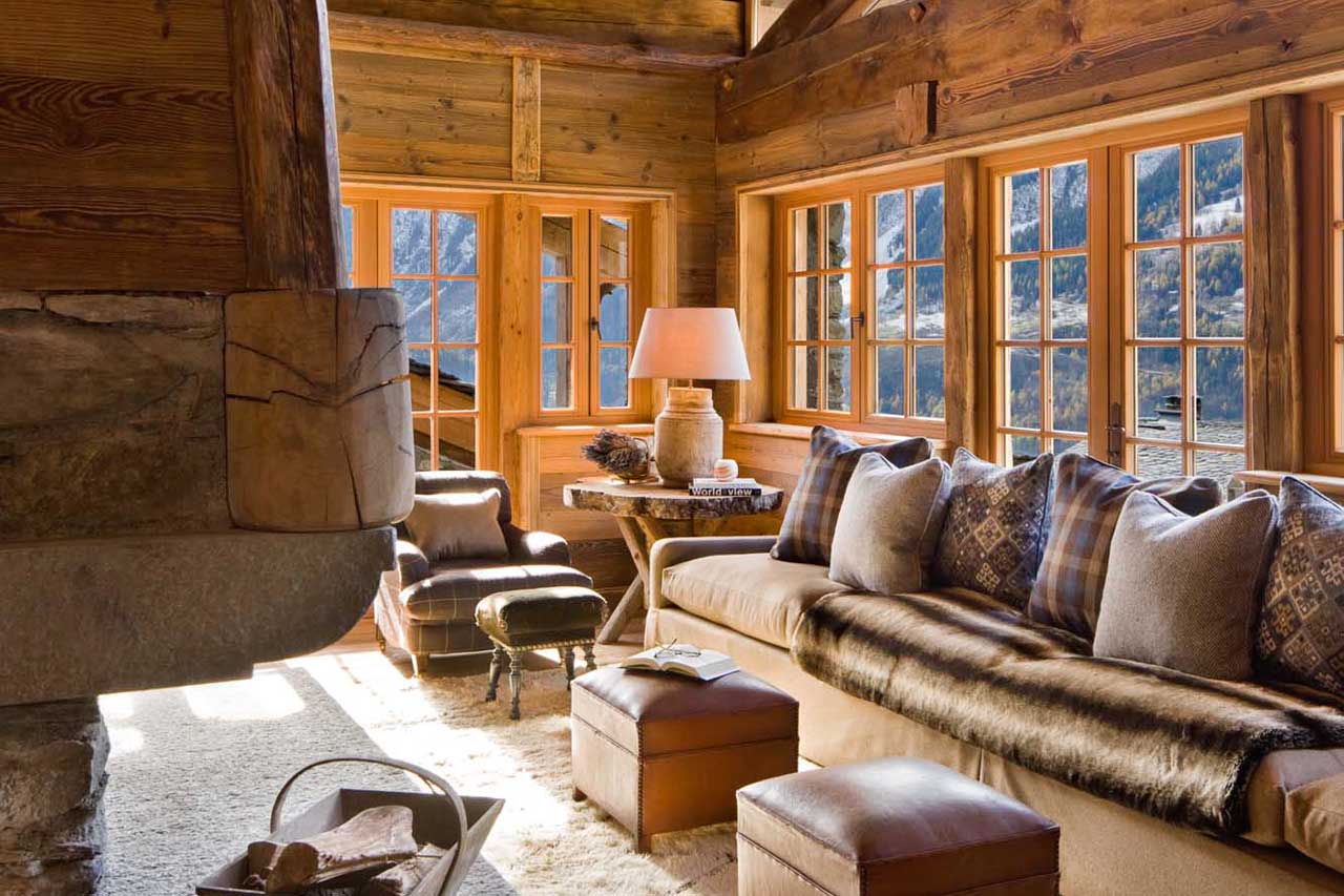 Miroir chalet