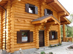 Chalet canadien en bois