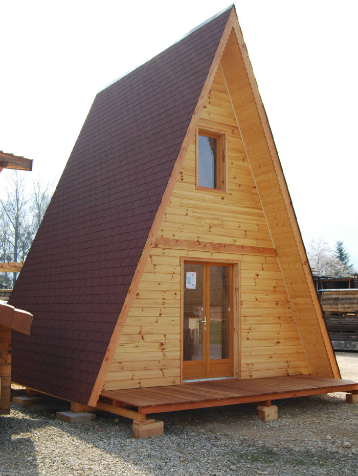 Chalet bois atypique