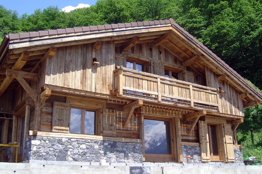 Structure chalet bois