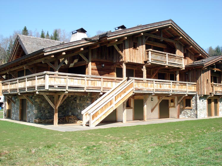 Construction chalet savoyard